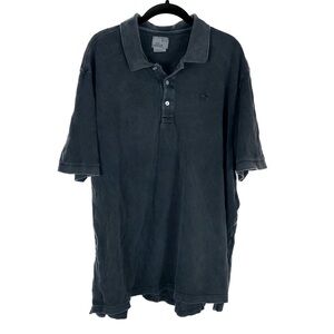 Lacoste Top Vintage Washed Short Sleeve Polo Shirt Pullover Cuff Sleeves Collar